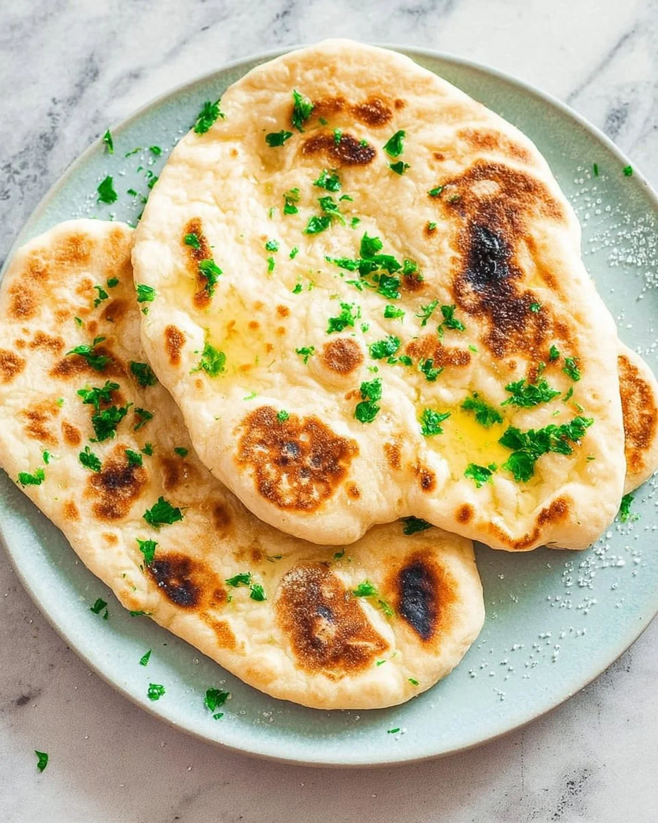 2 Ingredient Dough Naan (No yeast!)