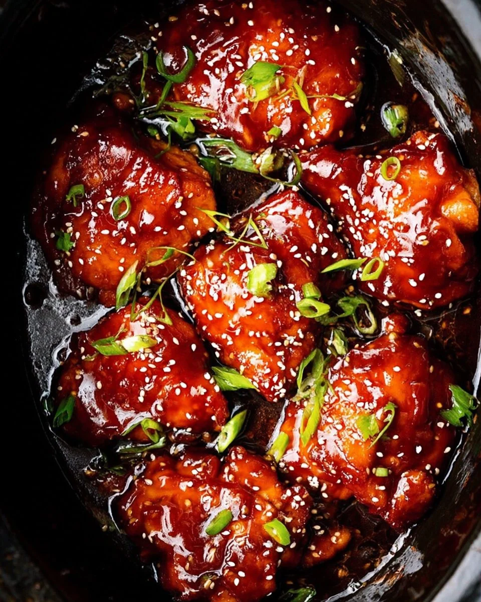 Crock Pot Honey Garlic Chicken