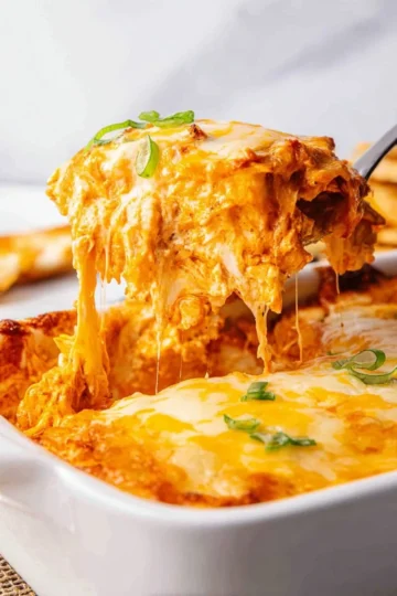 4 ingredient chicken enchilada casserole ready to serve