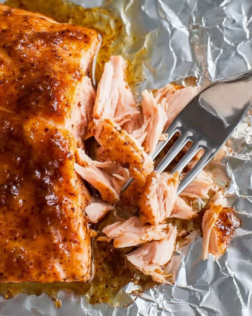 Baked Salmon with Maple Mustard Glaze