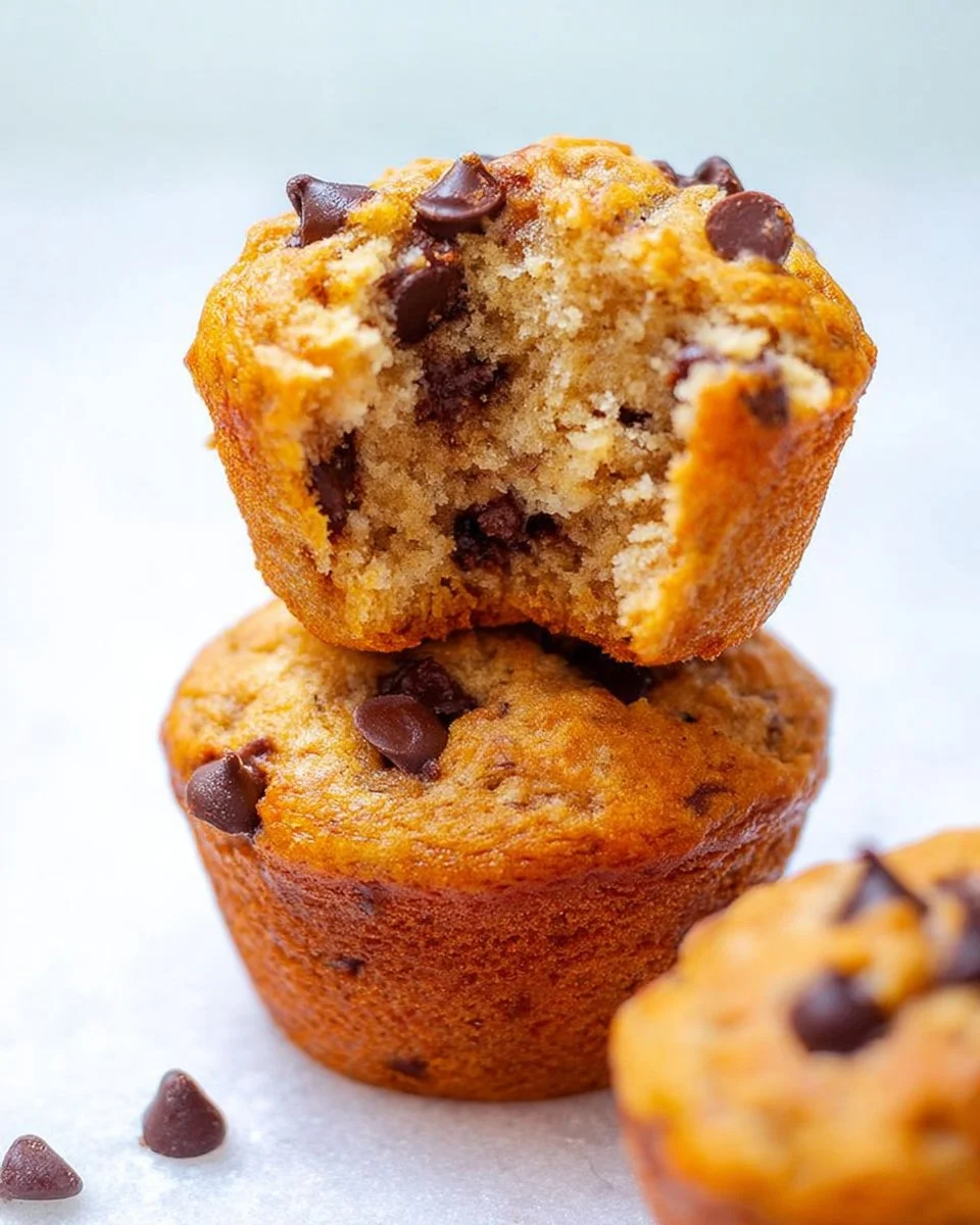 Banana Chocolate Chip Muffins