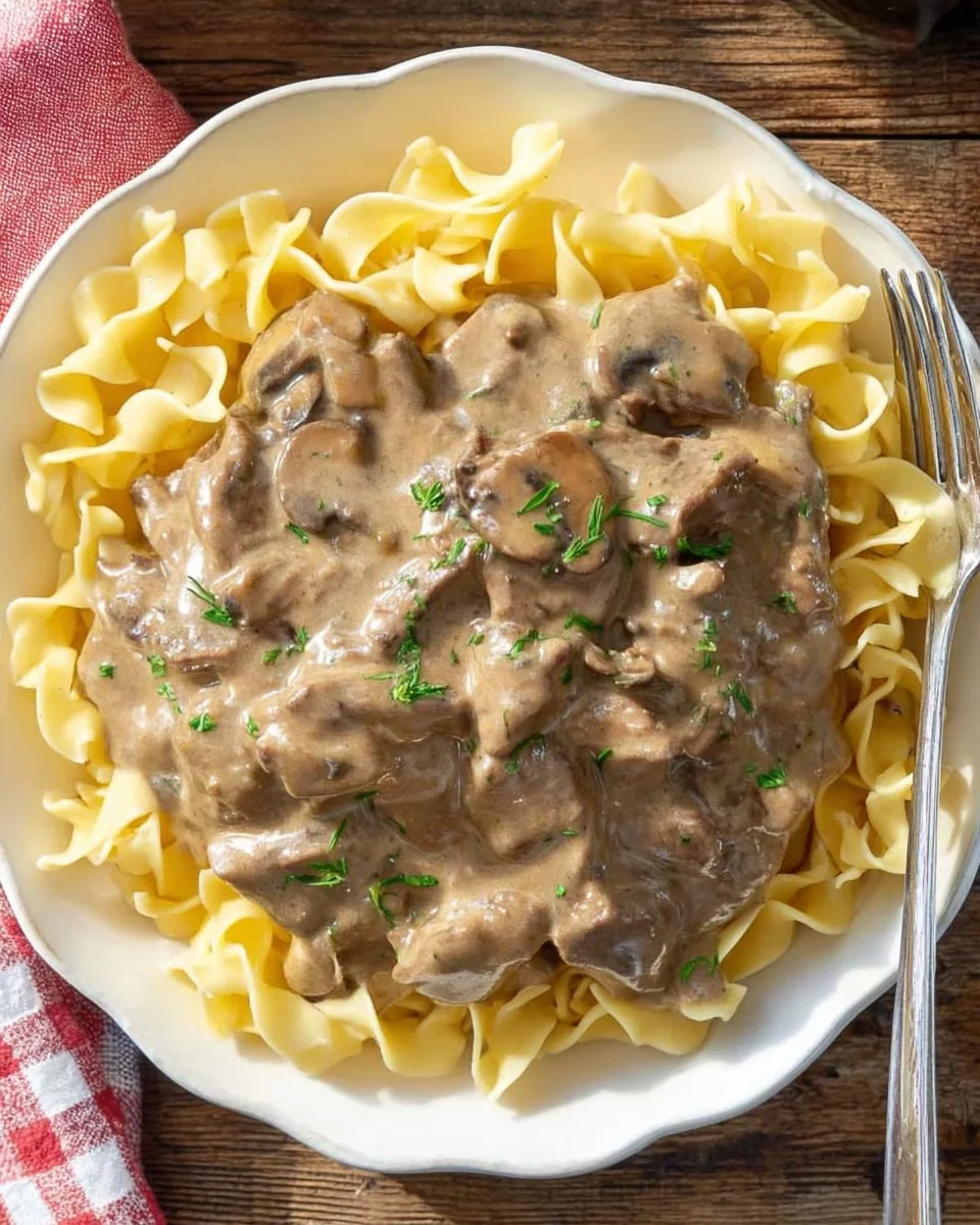 Beef Stroganoff
