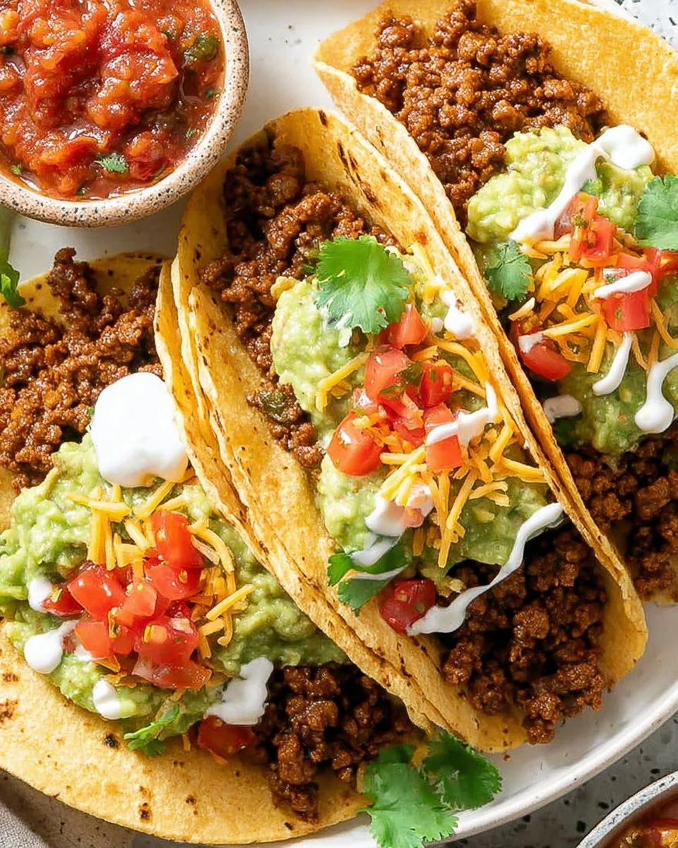 Ground Beef Tacos