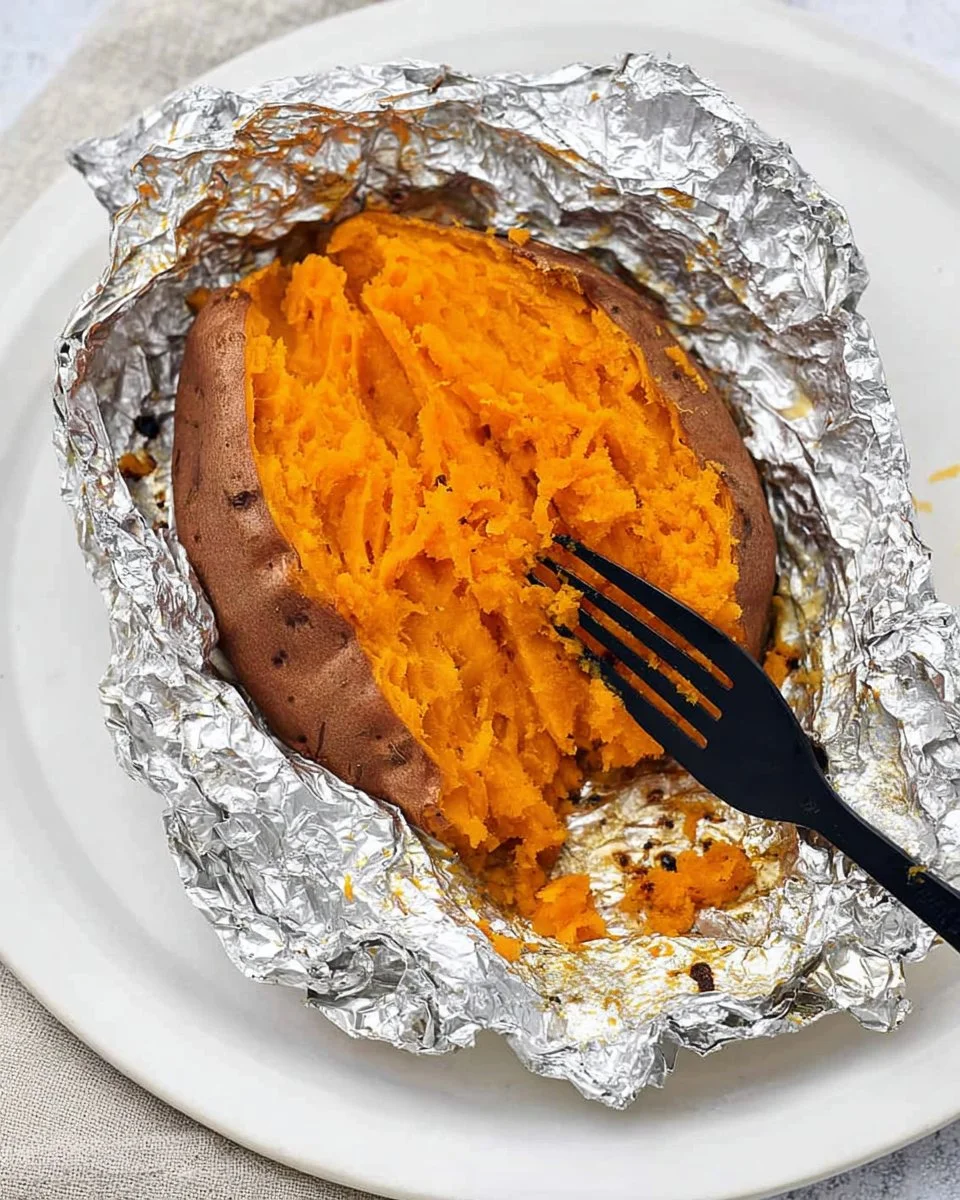 How to Bake Sweet Potatoes in Foil