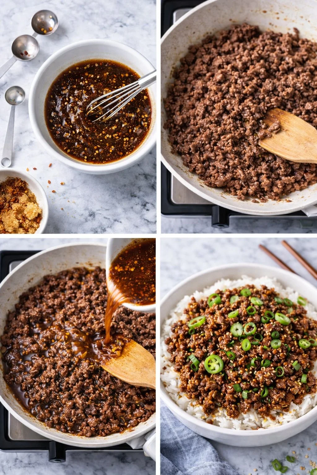 Korean Ground Beef Bowl