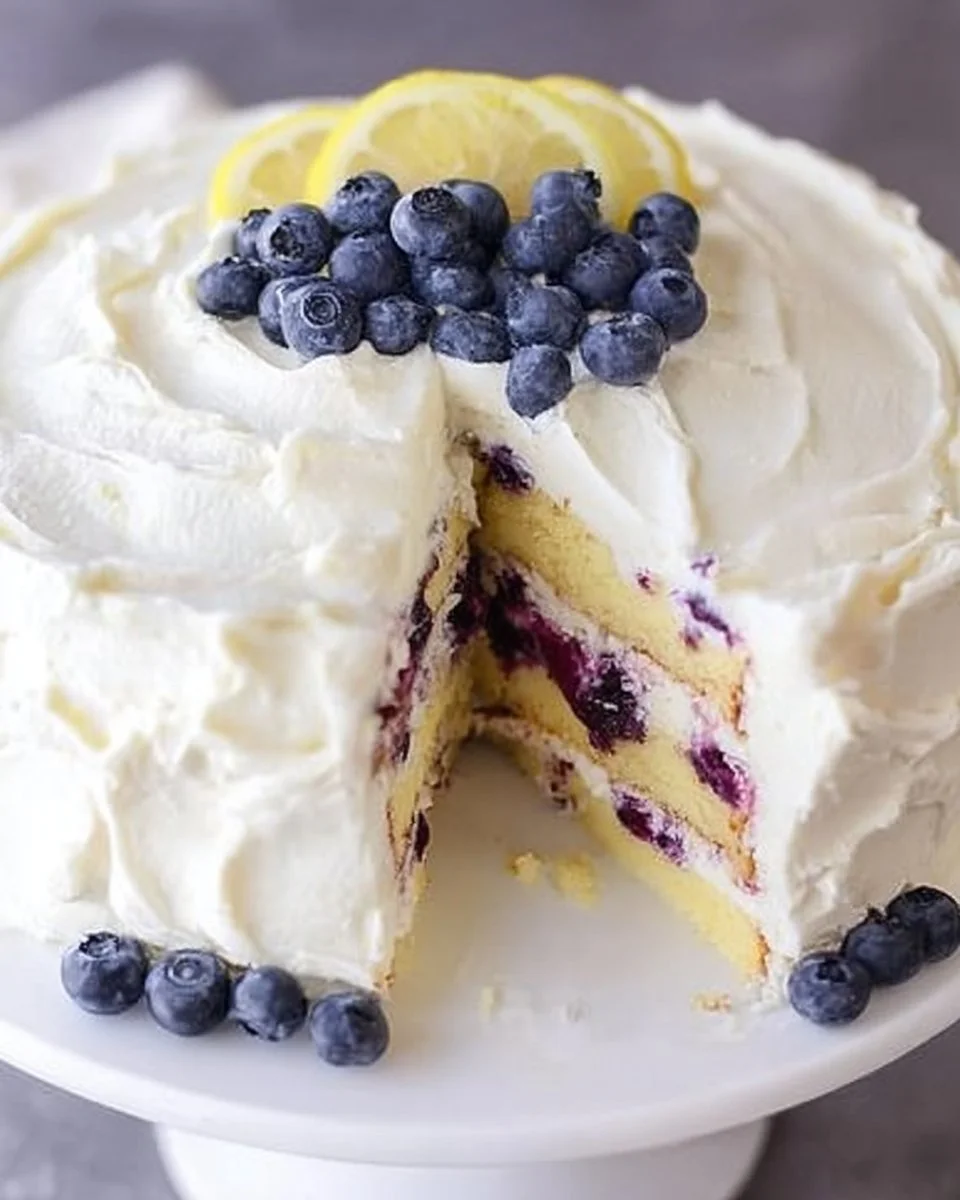 Lemon Blueberry Cake