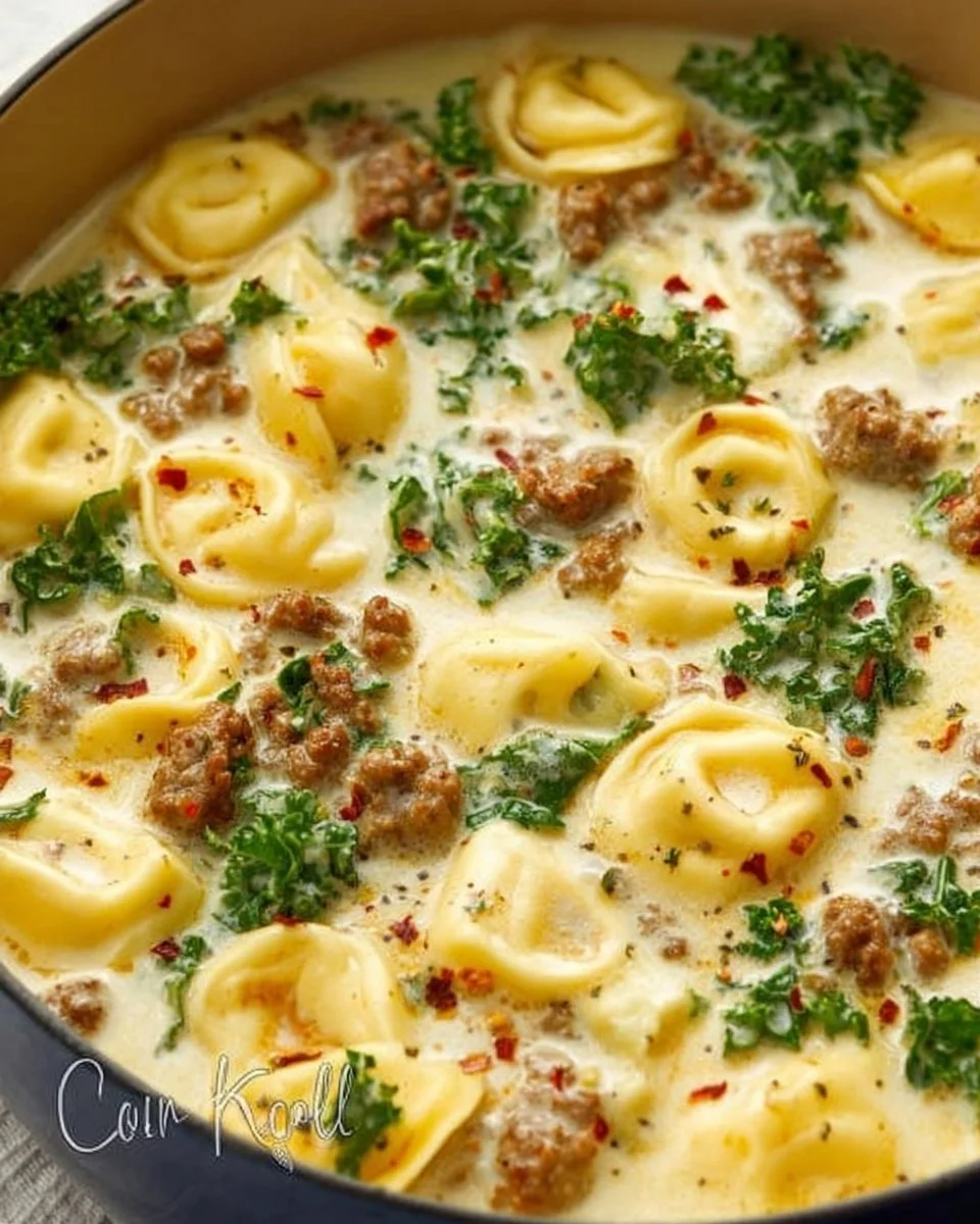 Sausage Tortellini Soup