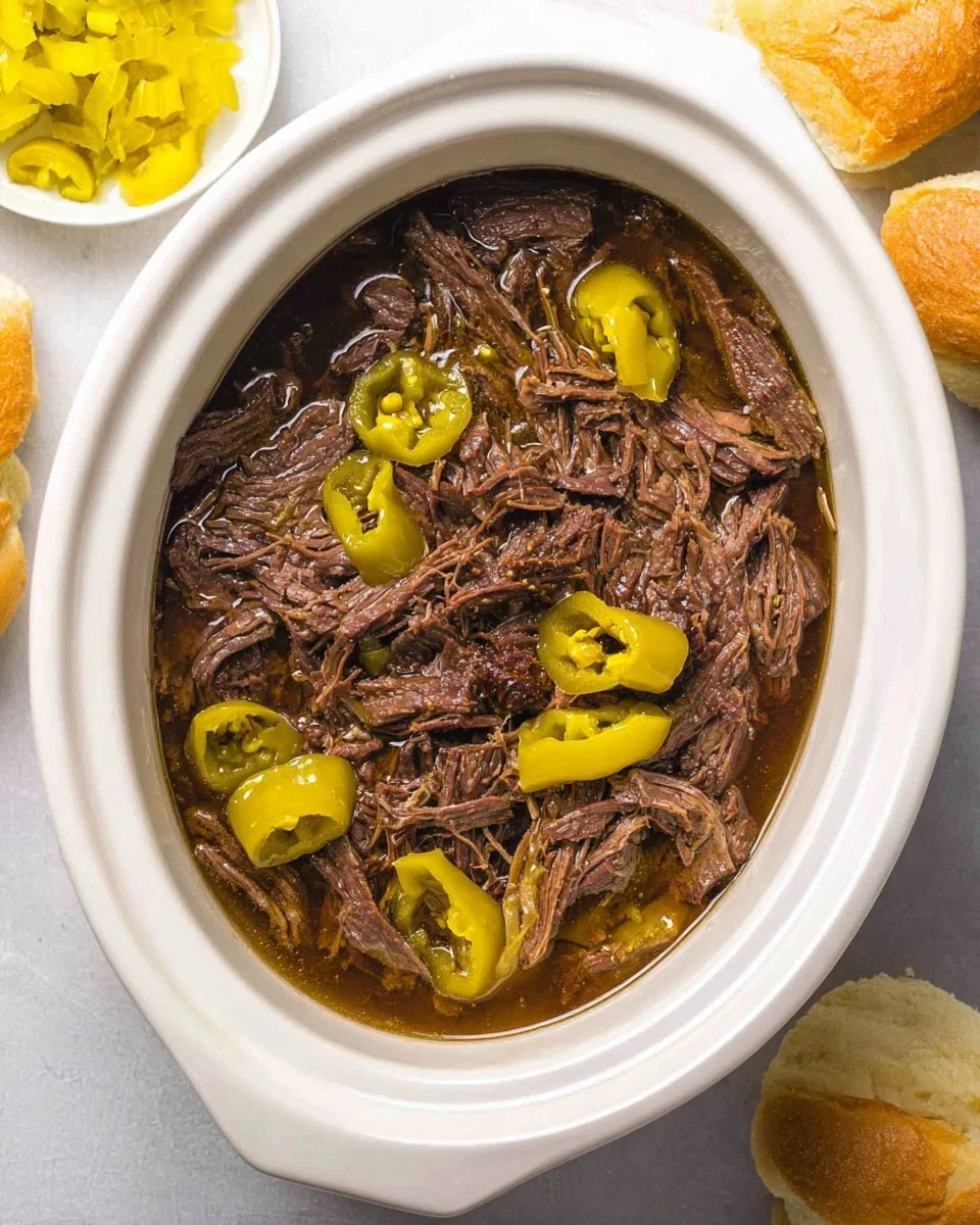 Slow Cooker Italian Beef