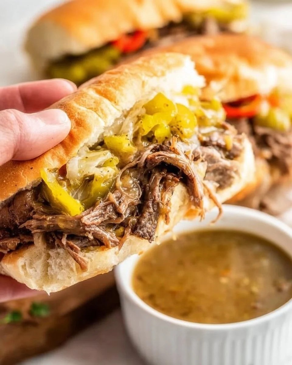 Slow Cooker Italian Beef
