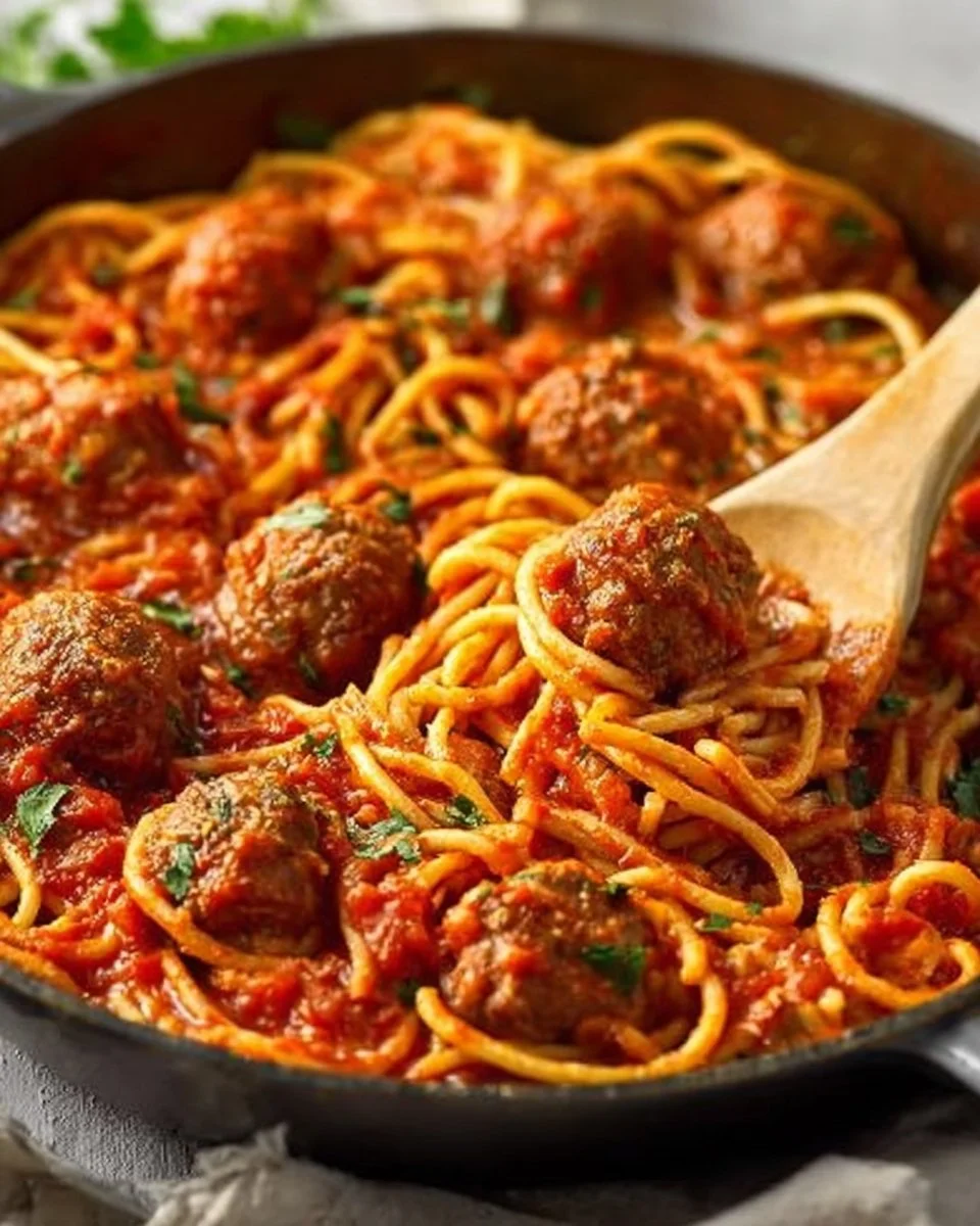 Spaghetti and Meatballs