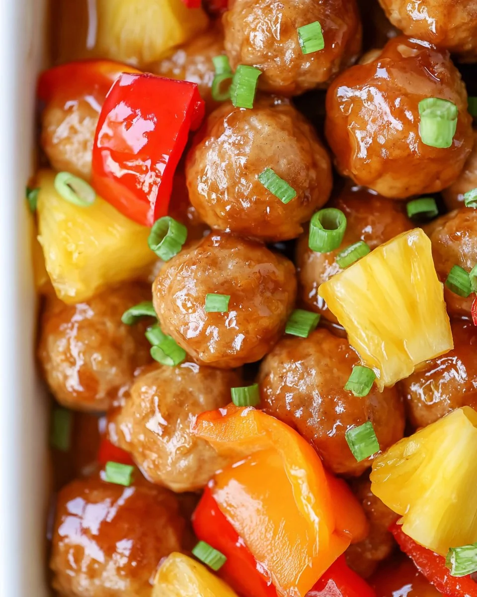 Sweet and Sour Meatballs