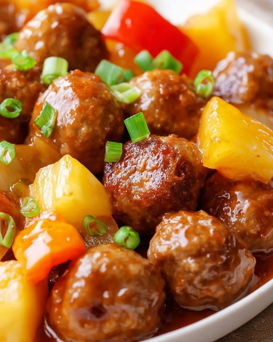 Sweet and Sour Meatballs