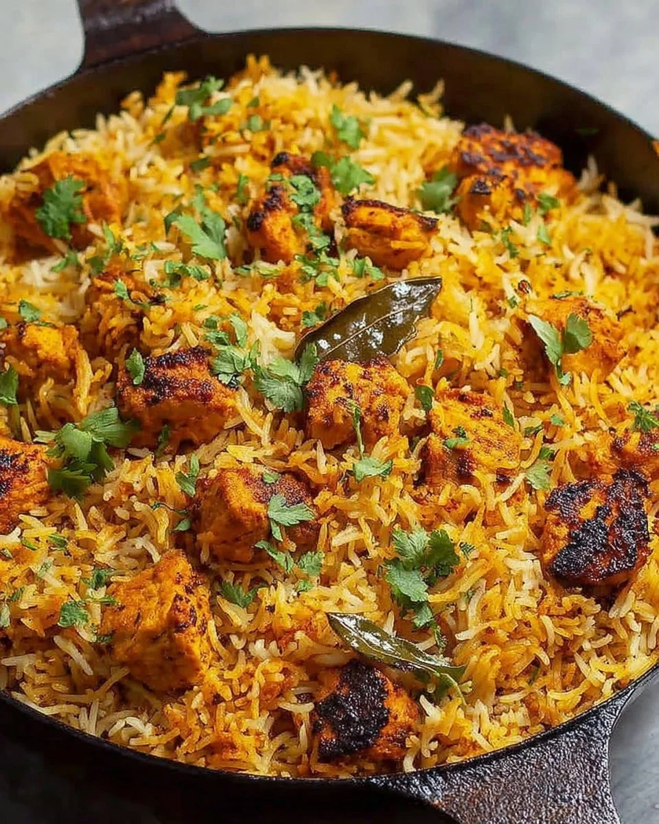 Fragrant Butter Chicken Biryani