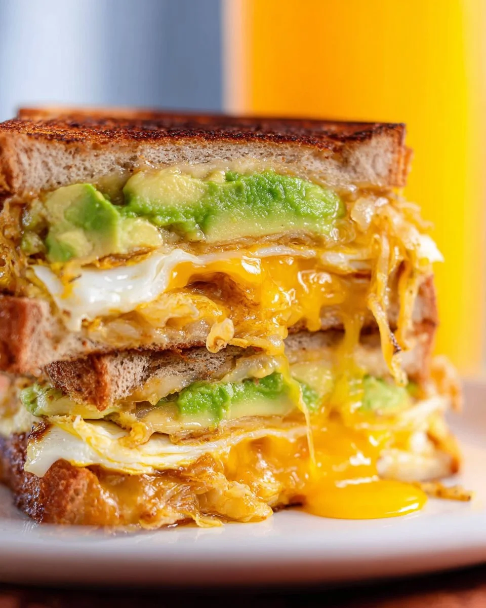 Epic Loaded Egg and Cheese Sandwich