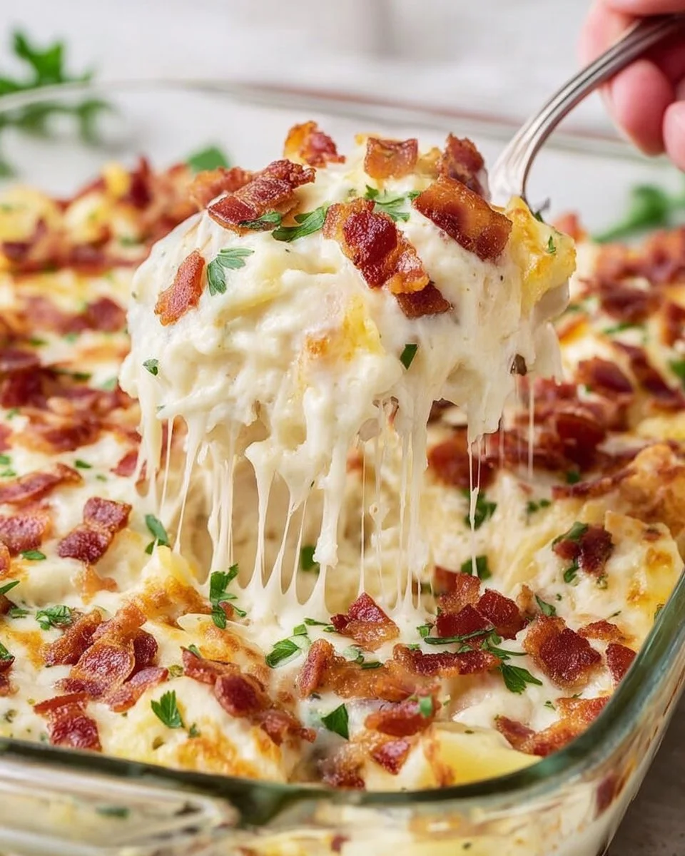 Chicken Bacon Ranch Casserole