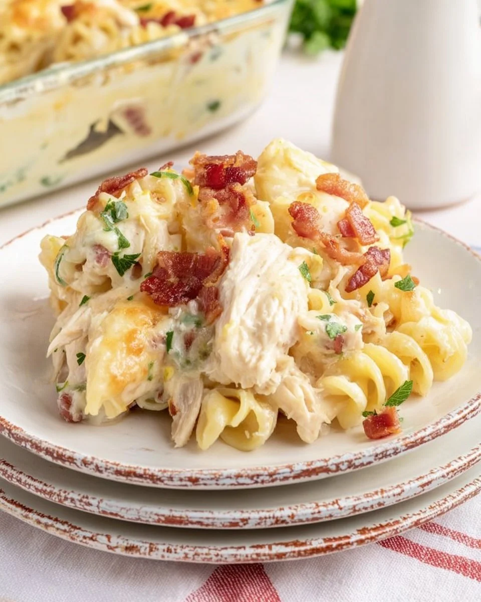 Chicken Bacon Ranch Casserole
