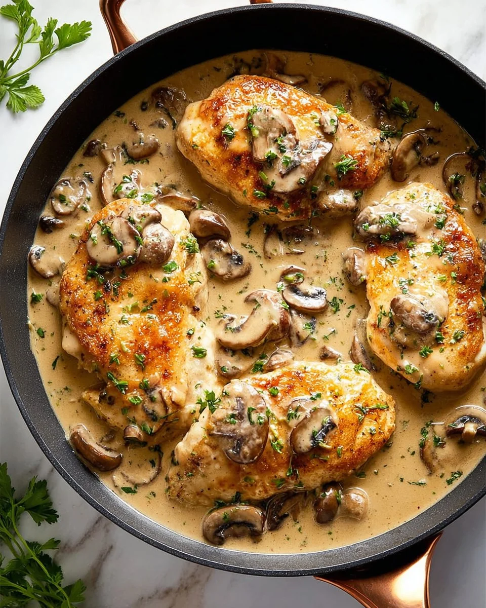 Chicken Marsala without Wine