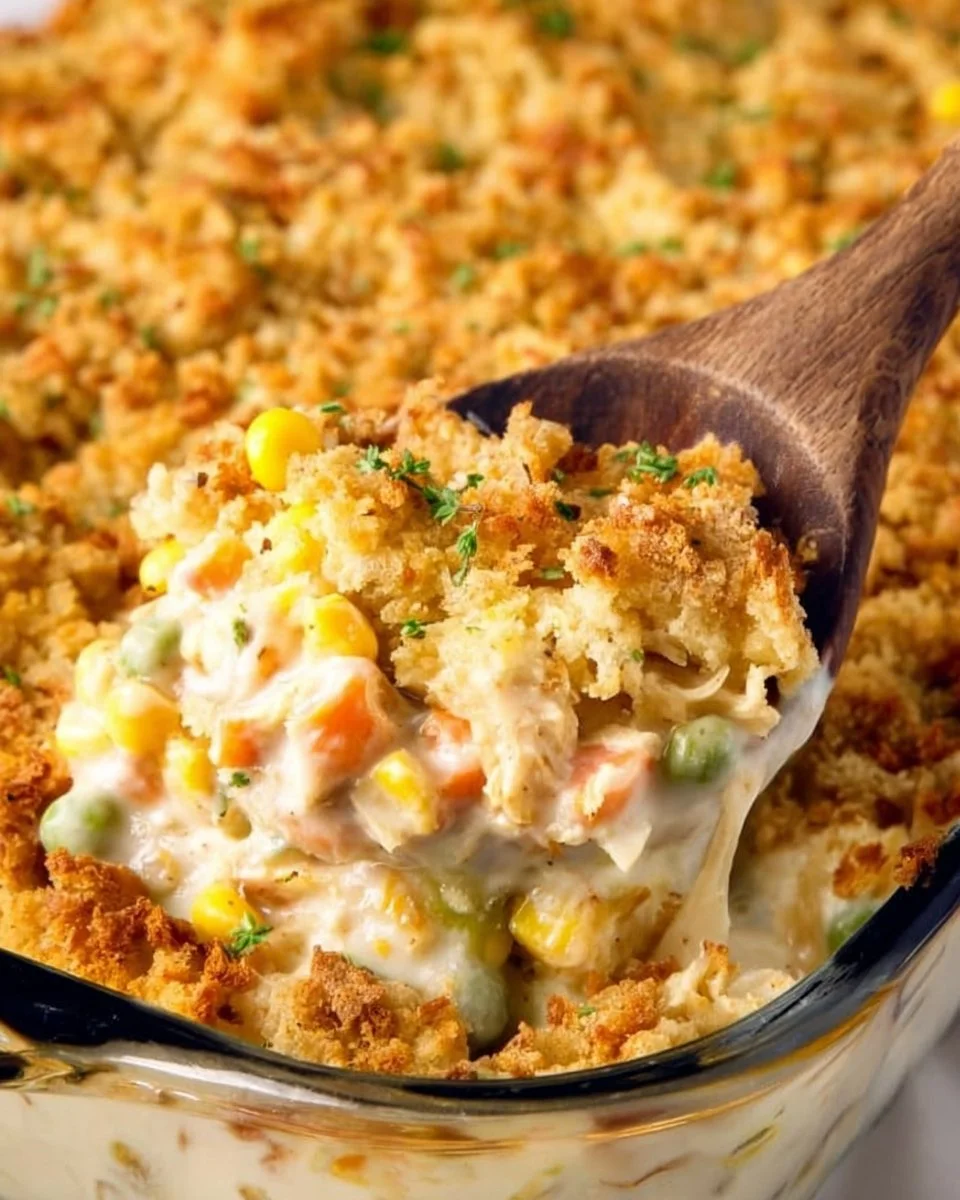 Chicken & Stuffing Casserole