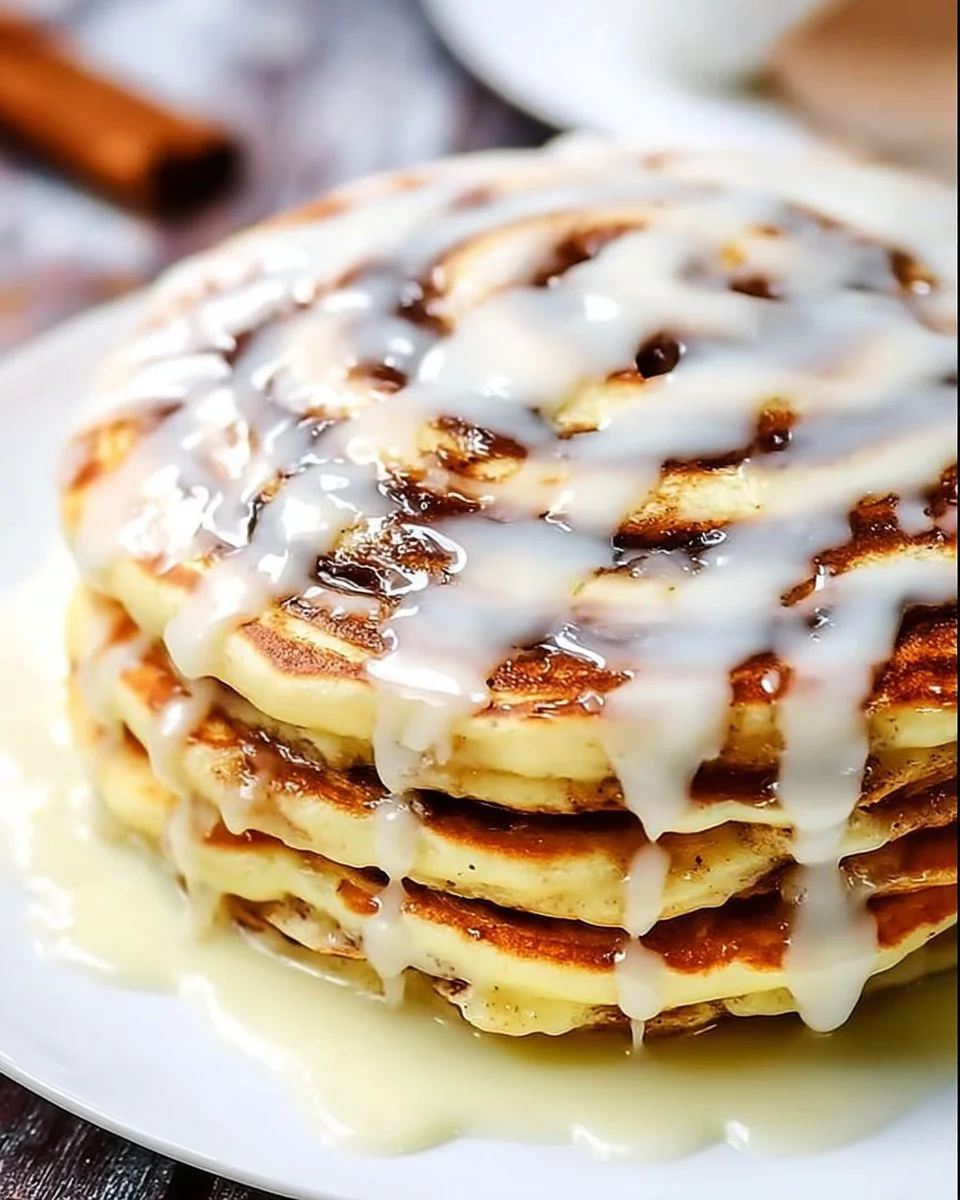 Cinnamon Roll Pancakes
