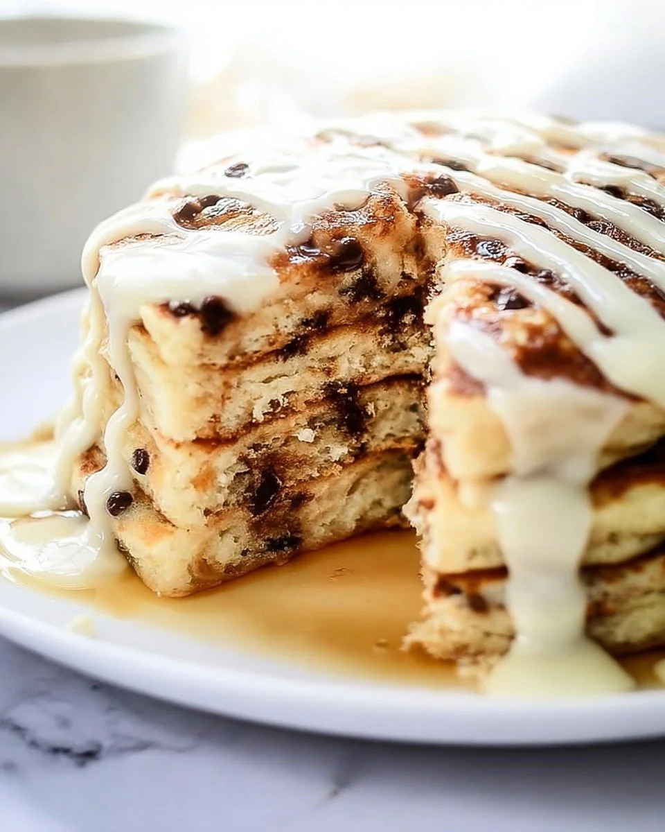 Cinnamon Roll Pancakes
