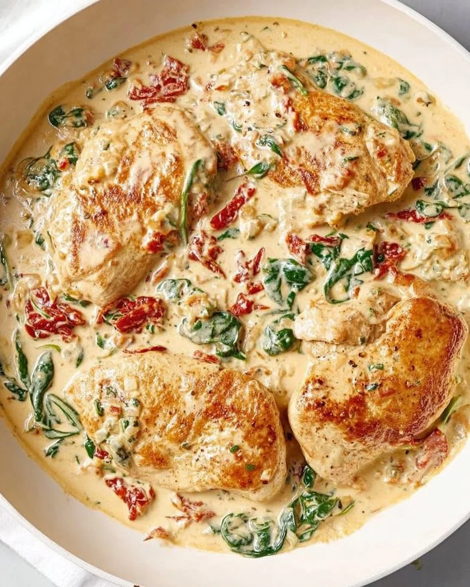 Creamy Keto Tuscan Chicken (Marry Me Chicken)