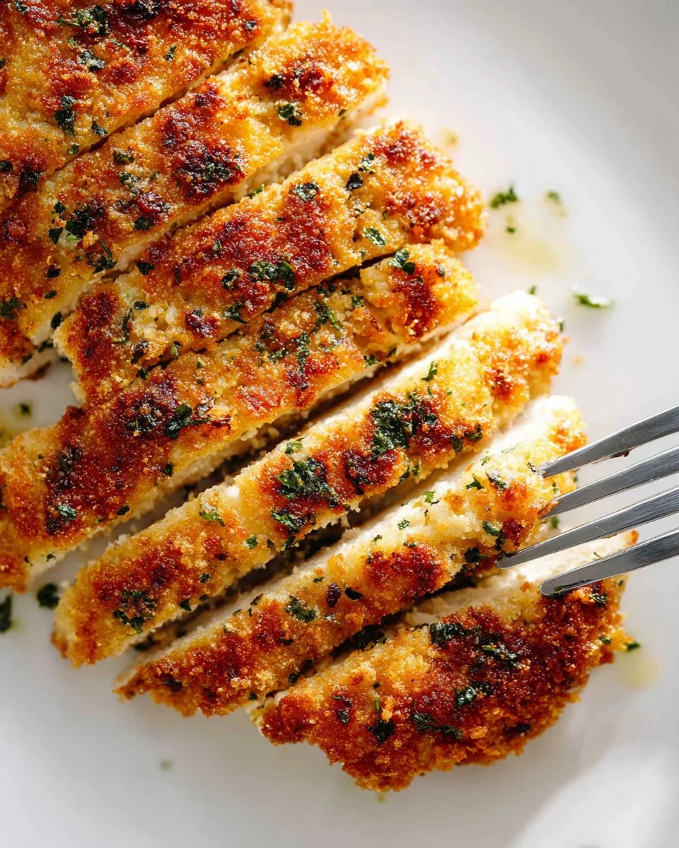 Crispy Parmesan Crusted Chicken