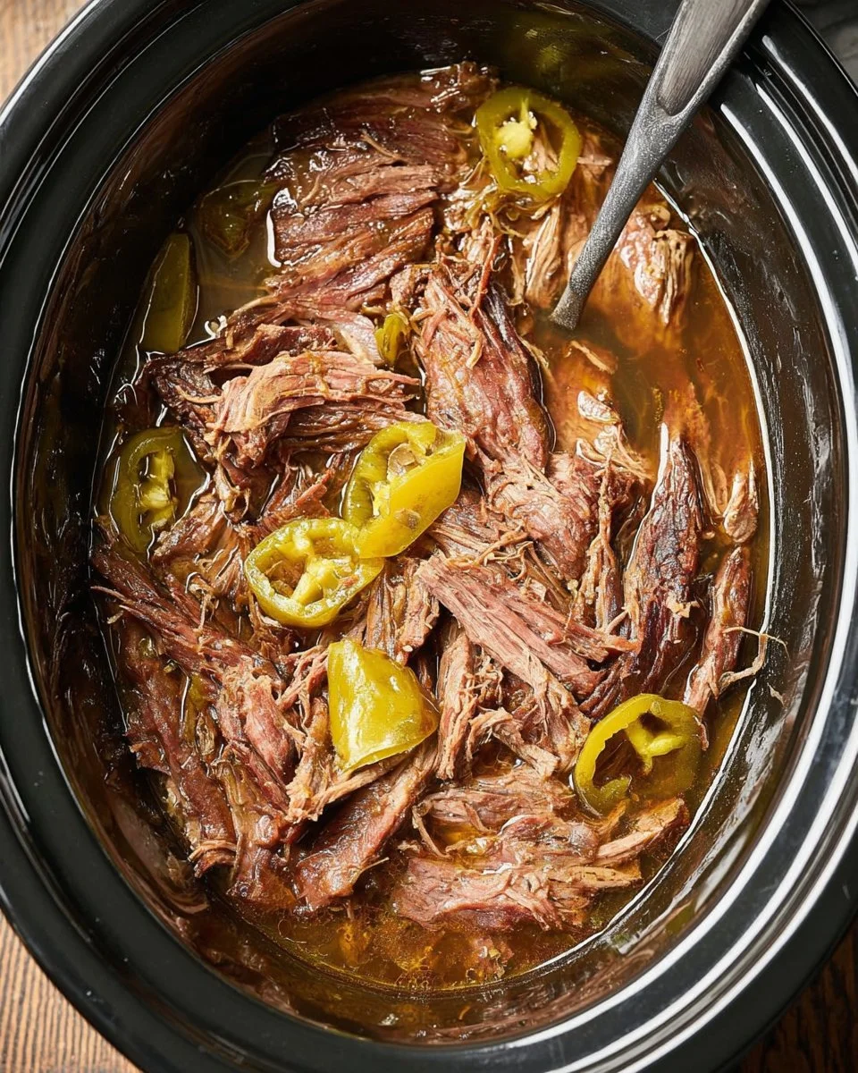 Slow Cooker Mississippi Pot Roast