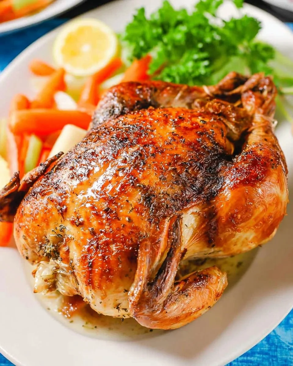 Easy Whole Roasted Chicken
