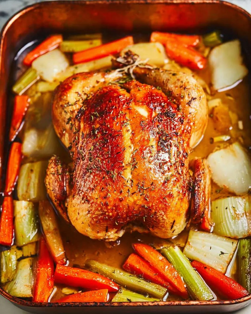 Easy Whole Roasted Chicken