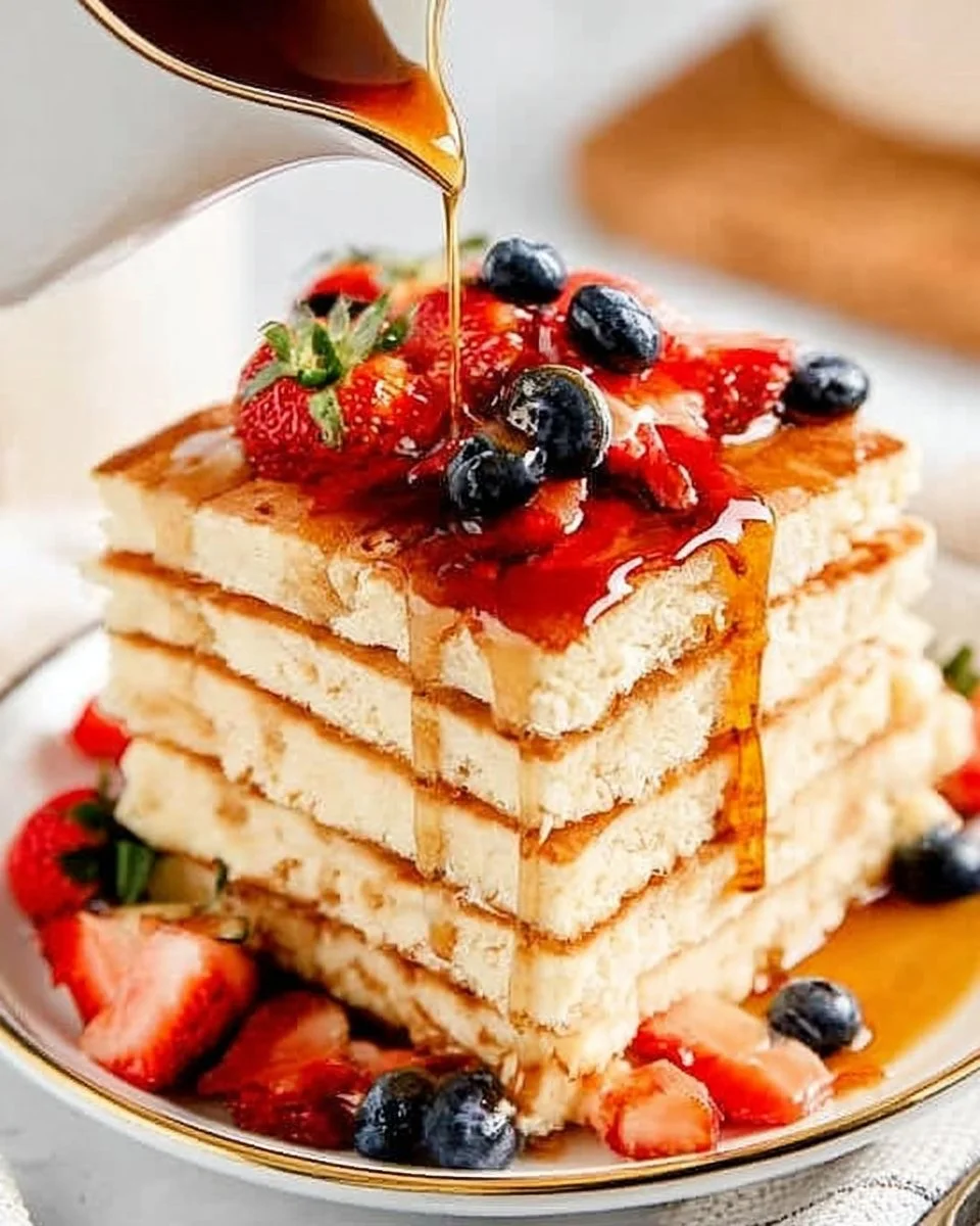 Fluffy Sheet Pan Pancakes