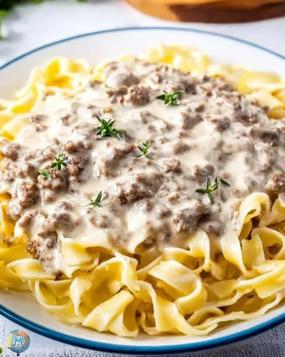 Ground Beef Stroganoff