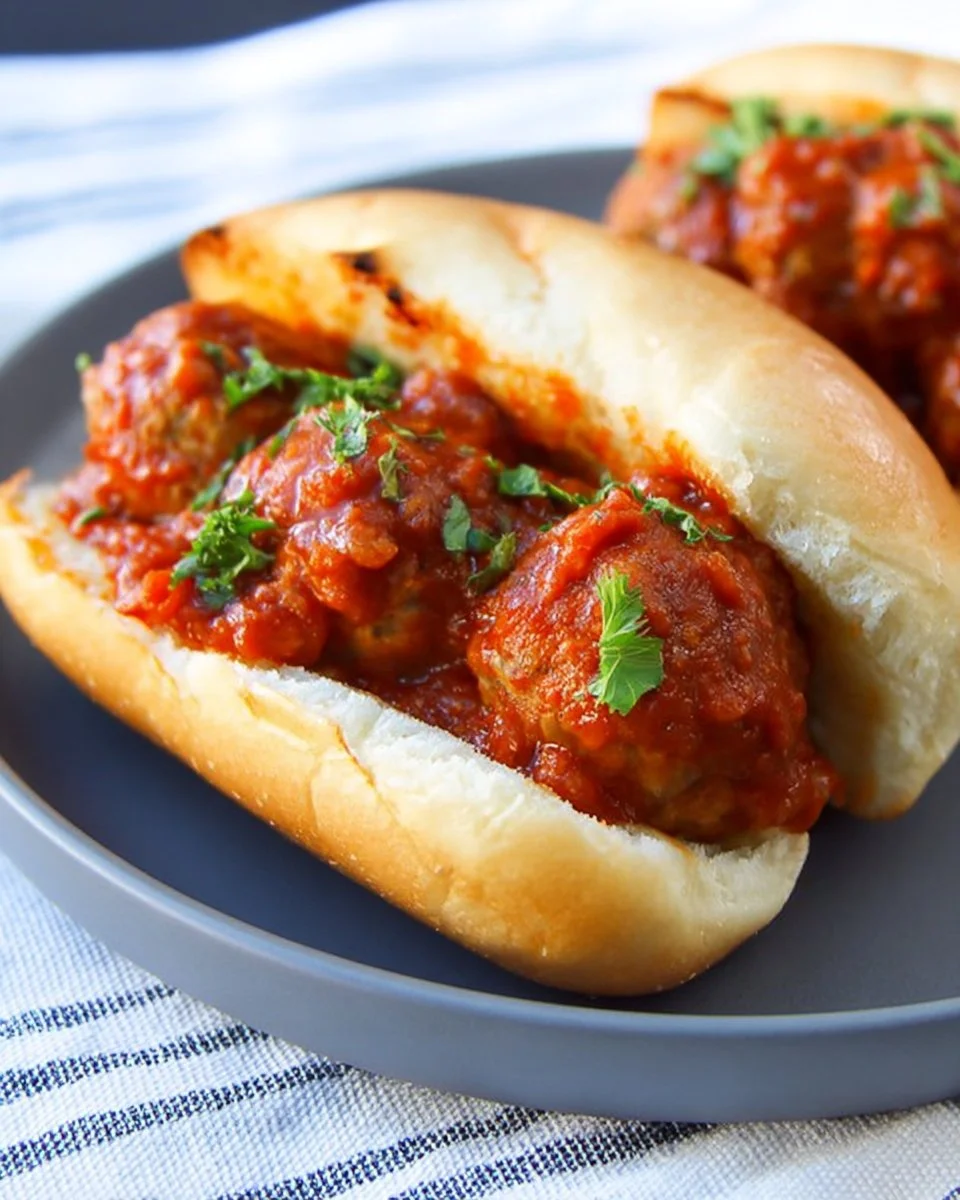 Homemade Meatball Subs