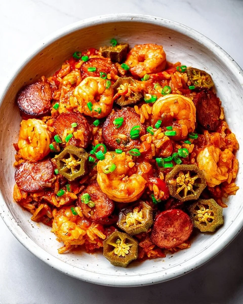 Chicken, Sausage and Shrimp Jambalaya