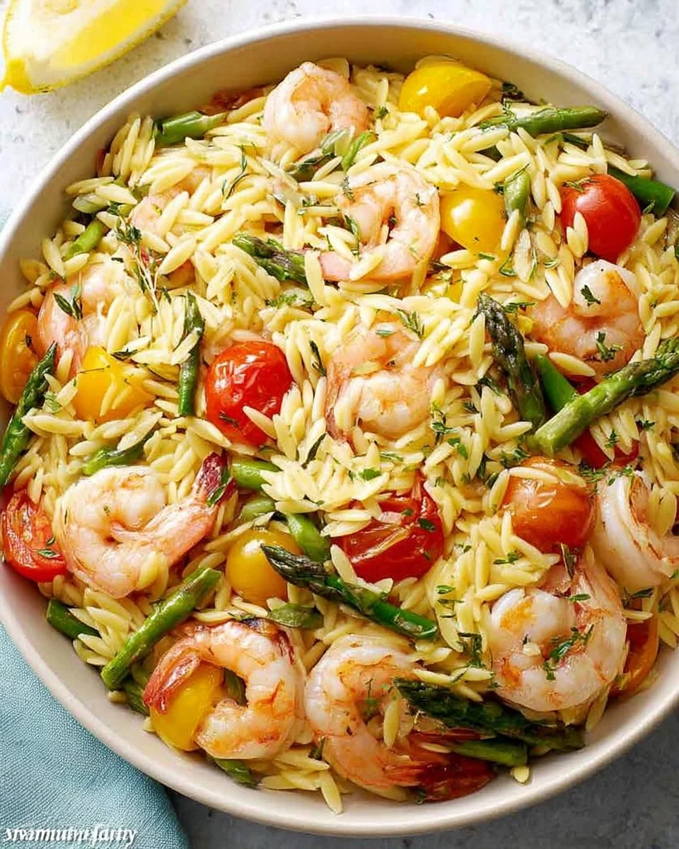 Lemon Orzo Salad