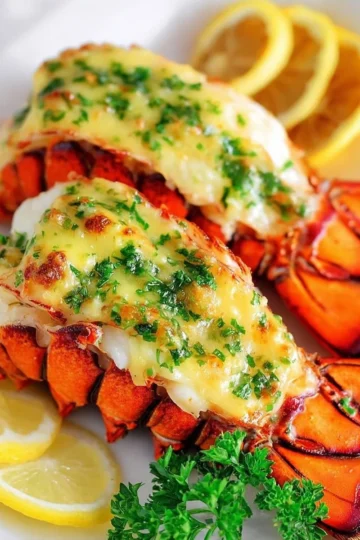 Cooking delicious lobster tails for a seafood dinner