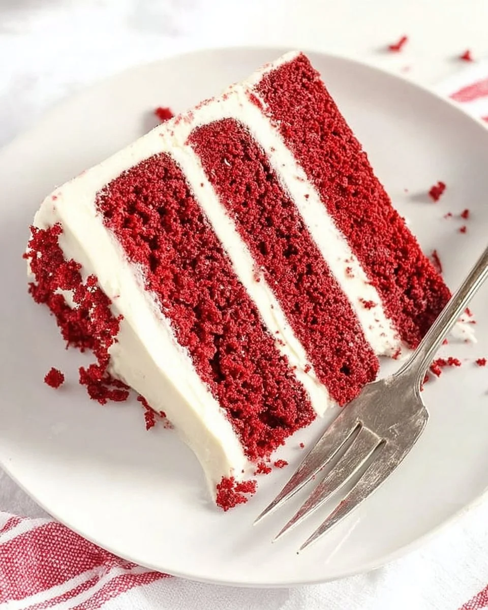Red Velvet Cake with Cream Cheese Frosting