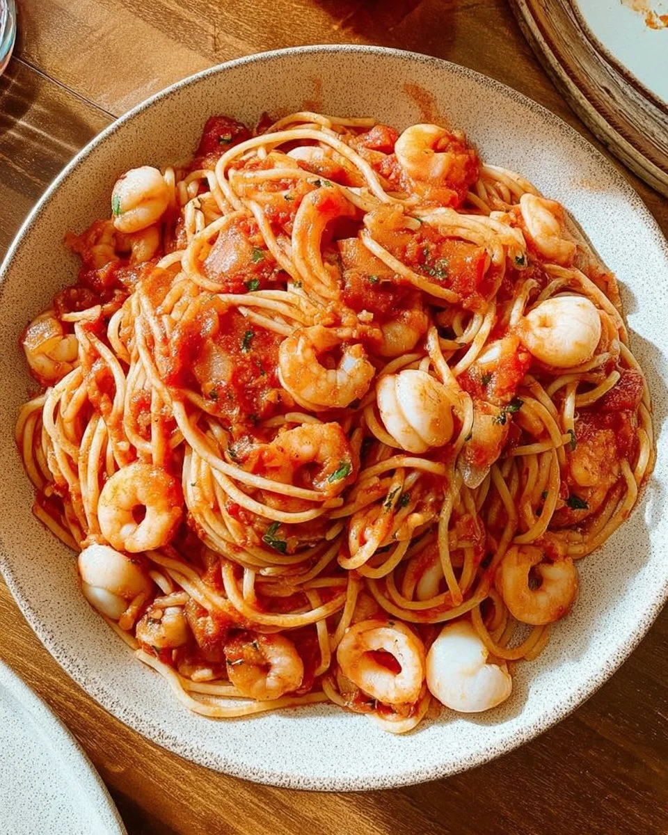 Spicy Seafood Pasta