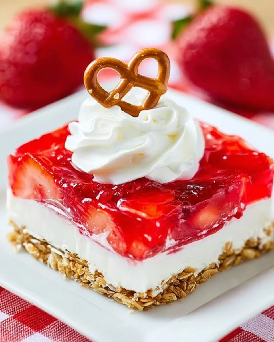 Strawberry Pretzel Salad