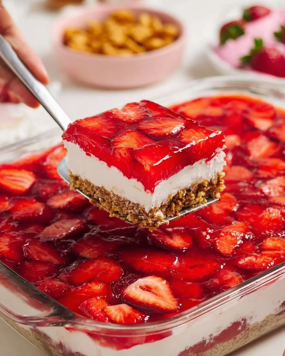 Strawberry Pretzel Salad