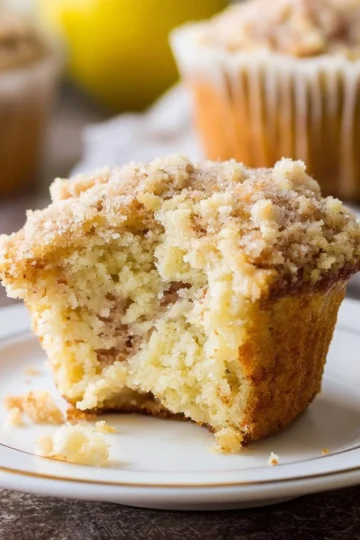 Freshly baked banana muffins cooling on a rack