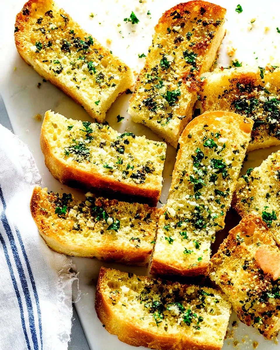 The BEST Garlic Bread