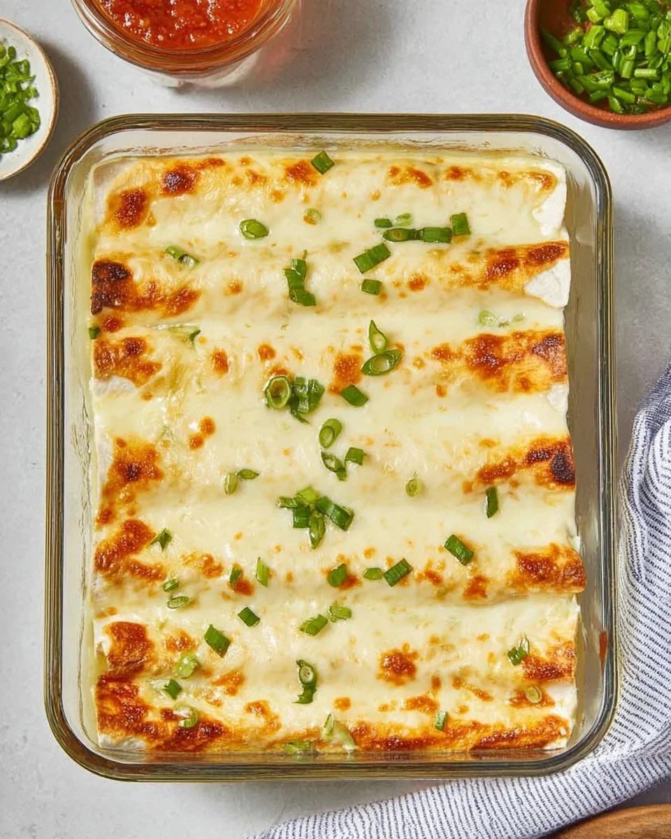 White Chicken Enchiladas