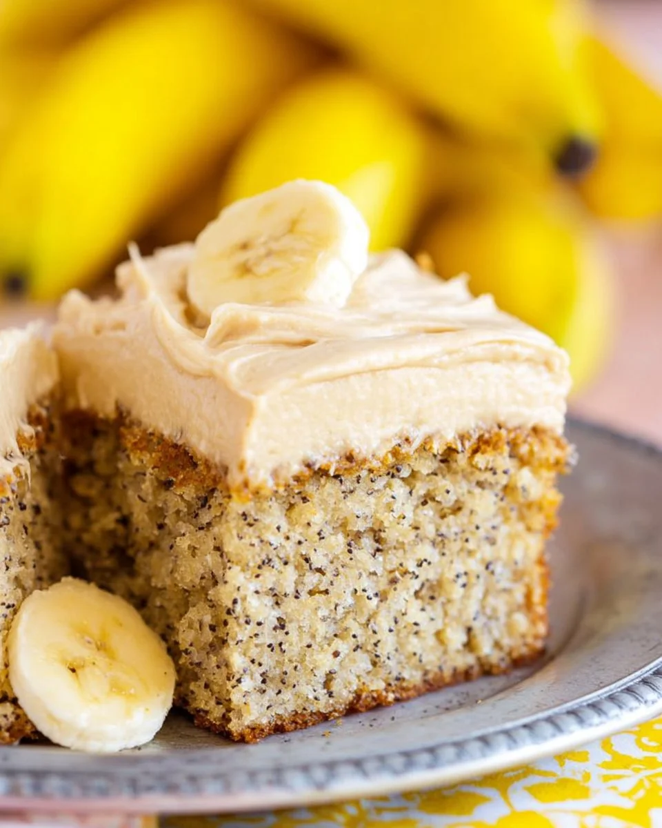 Banana Cake with Brown Butter Icing