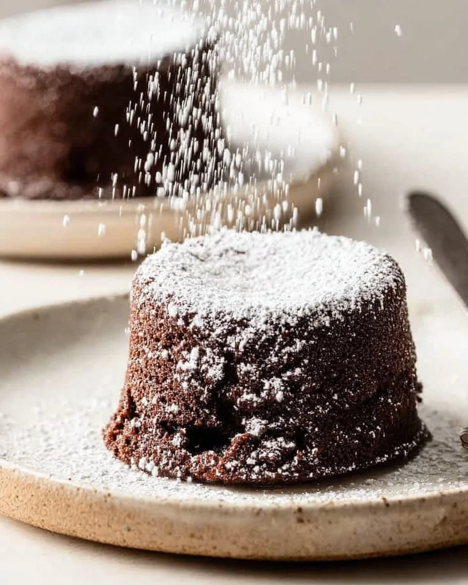 Chocolate Lava Cake with Salted Caramel