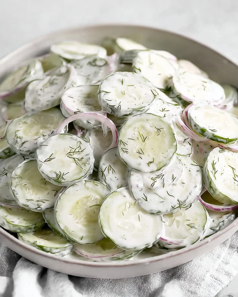 Creamy Cucumber Salad