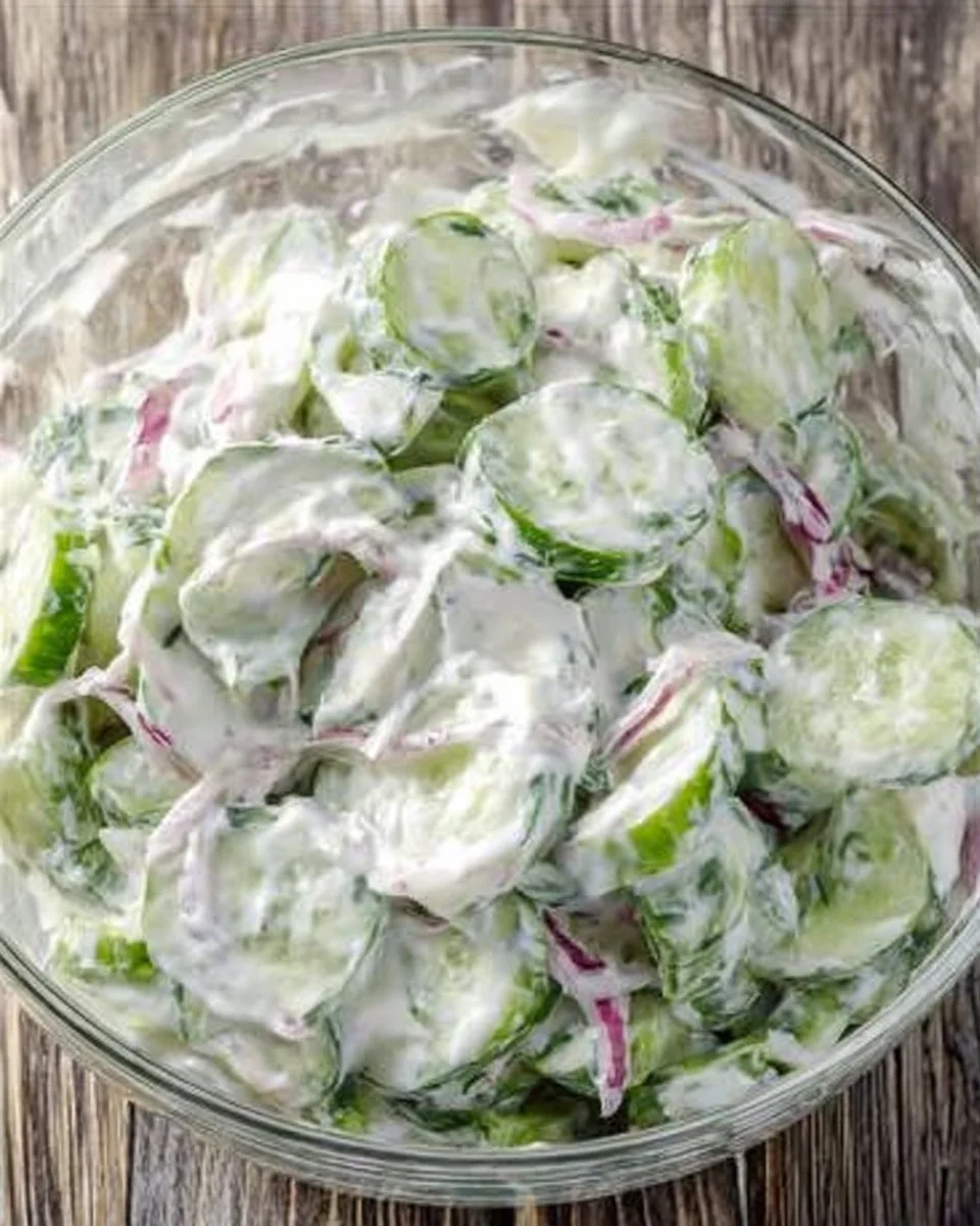 Creamy Cucumber Salad