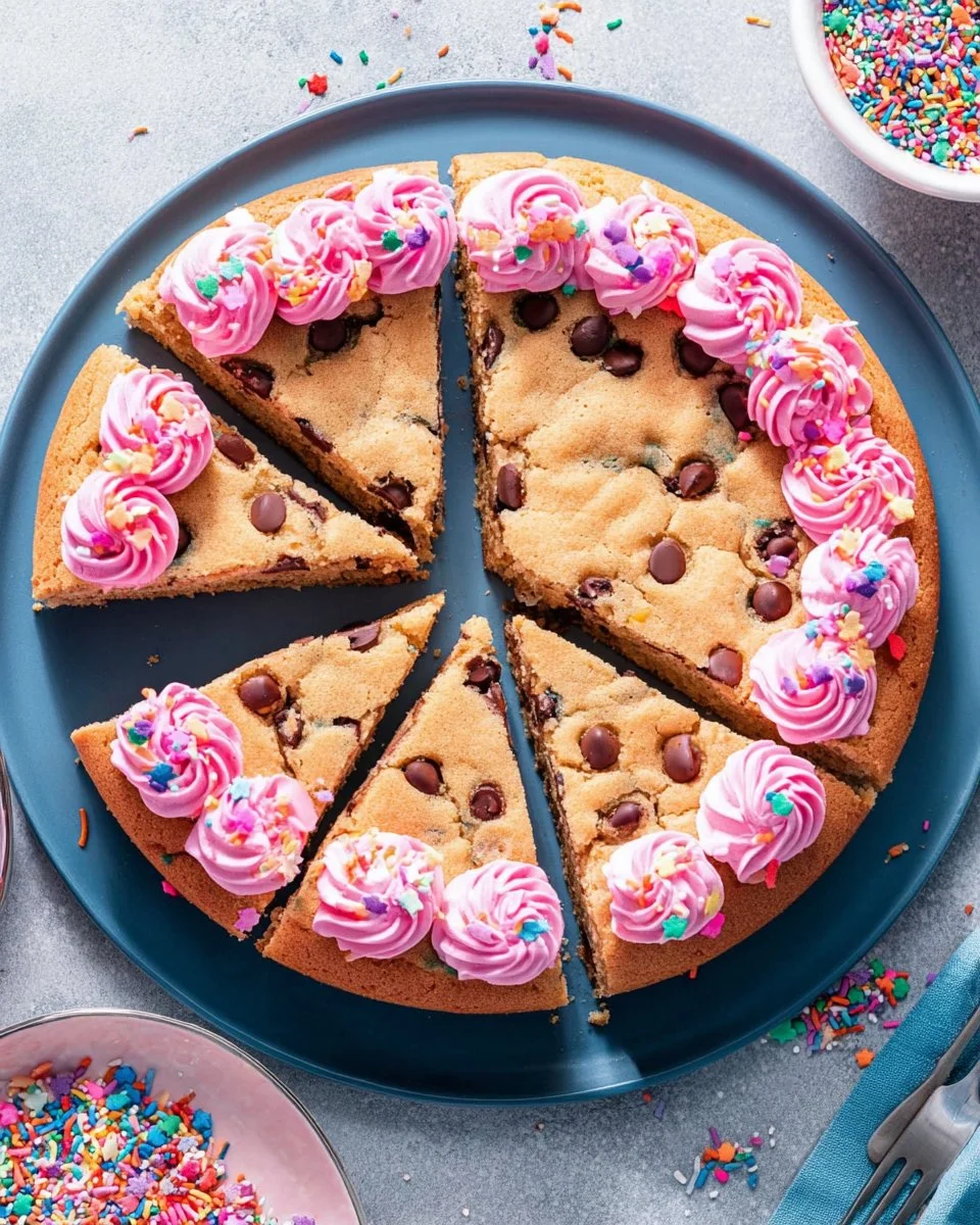Easy Chocolate Chip Cookie Cake