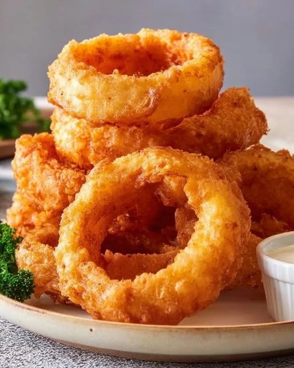 Homemade Extra Crispy Onion Rings