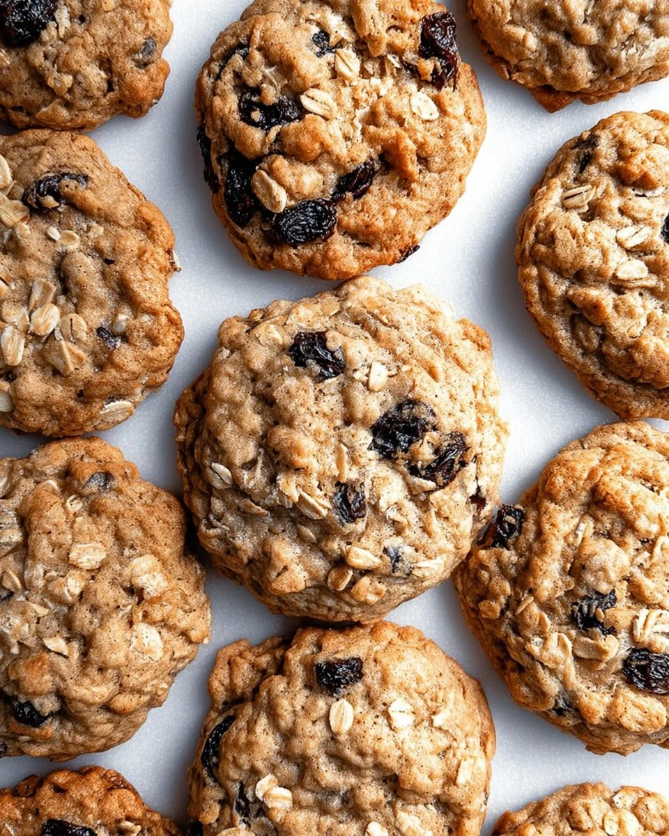 Classic Oatmeal Raisin Cookies
