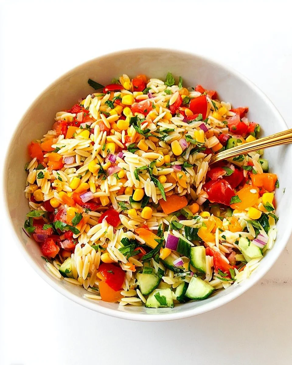 Summer Orzo Pasta Salad